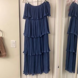 Off the shoulder layered dress